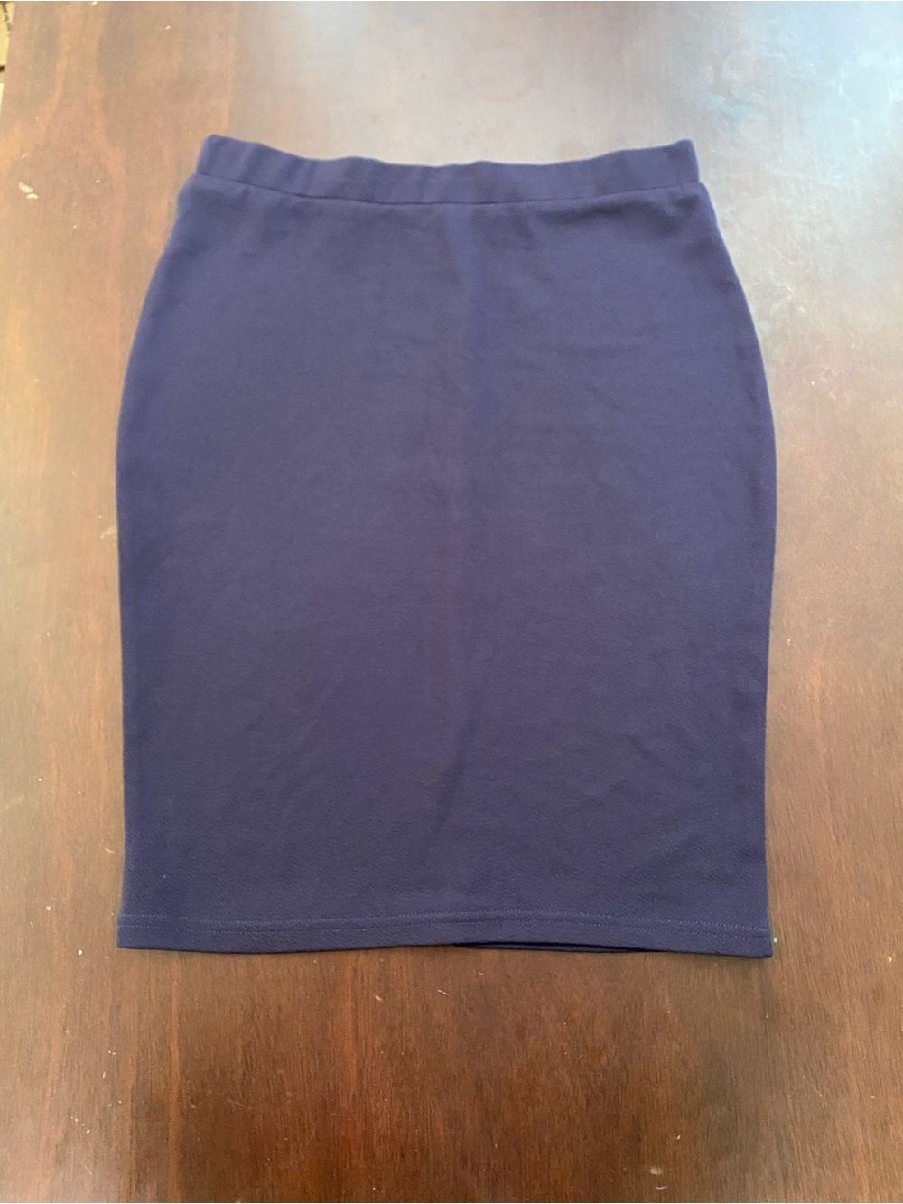 Classic Navy Pencil Skirt size XL Spandex Skirt